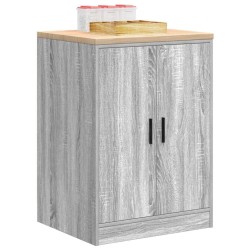 Armoire de rangement de garage sonoma gris 60x51x85 cm bois pin 549999549999