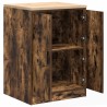 Armoire de rangement de garage chêne fumé 60x51x85 cm bois pin 550000550000