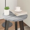 Plateau de table Gris Sonoma Ø 30 x 1,5 cm Bois d'ingénierie 550003550003