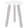 Plateau de table Blanc Ø 30 x 1,5 cm Bois d'ingénierie 550008550008