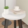 Plateau de table Blanc Ø 30 x 1,5 cm Bois d'ingénierie 550008550008