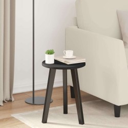 Plateau de table Noir Ø 30 x 1,5 cm Bois d'ingénierie 550009550009