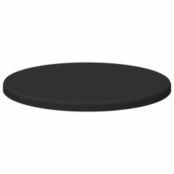 Plateau de table Noir Ø 30 x 1,5 cm Bois d'ingénierie 550009550009