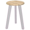 Plateau de table Chêne sonoma Ø 30 x 1,5 cm Bois d'ingénierie 550010550010