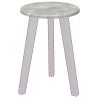Plateau de table Gris béton Ø 30 x 1,5 cm Bois d'ingénierie 550011550011