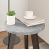 Plateau de table Gris béton Ø 30 x 1,5 cm Bois d'ingénierie 550011550011