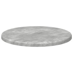 Plateau de table Gris béton Ø 30 x 1,5 cm Bois d'ingénierie 550011550011