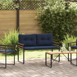 Banc à couches en bois Uni Bleu marine 114 x 55 x 77 cm 550026550026