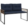 Banc à couches en bois Uni Bleu marine 114 x 55 x 77 cm 550026550026