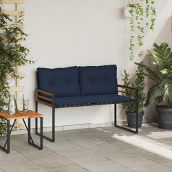 Banc à couches en bois Uni Bleu marine 114 x 55 x 77 cm 550026550026