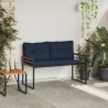 Banc à couches en bois Uni Bleu marine 114 x 55 x 77 cm 550026550026