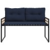 Banc à couches en bois Uni Bleu marine 114 x 55 x 77 cm 550026550026