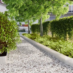 Bordures de pelouse 30 pcs 20x103 cm acier inoxydable 550029550029