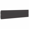 Bordures de pelouse 20 pcs noir 25x103 cm acier laminé à froid 550030550030