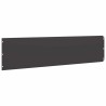 Bordures de pelouse 20 pcs noir 25x103 cm acier laminé à froid 550030550030
