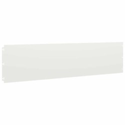 Bordures de pelouse 20 pcs blanc 25x103 cm acier laminé à froid 550045550045
