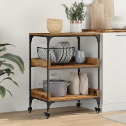 Chariot de cuisine Bois Ancien 60 x 41 x 80,5 cm 550047550047