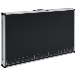 Table à coller pliable MDF et aluminium 300 x 60 x 78 cm 550050550050