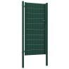 Portail de clôture en PVC et acier 100 x 124 cm vert 550053550053