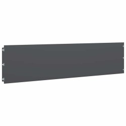 Bordures pelouse 20pcs anthracite 25x103cm acier laminé à froid 550055550055