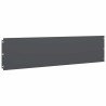 Bordures pelouse 20pcs anthracite 25x103cm acier laminé à froid 550055550055