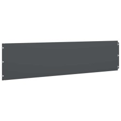 Bordures pelouse 20pcs anthracite 25x103cm acier laminé à froid 550055550055