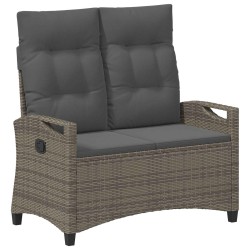 Banc de jardin Gris et Gris foncé 105 x 60 x 112 cm 550106550106