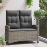 Banc de jardin Gris et Gris foncé 105 x 60 x 112 cm 550106550106
