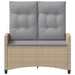 Banc de jardin Beige et Gris clair 105 x 60 x 112 cm 550107550107