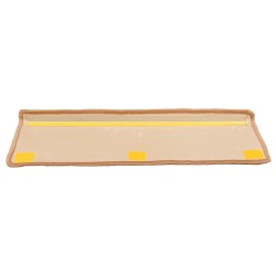 Tapis d'escalier autoadhésifs 10 pcs 65x21x4 cm Beige 550128550128