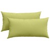 Coussins de canapé 2 pcs Vert clair 80 x 40 cm tissu 550137550137