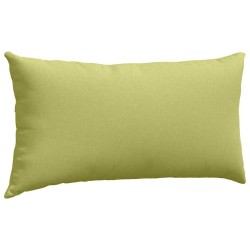 Coussins de canapé 2 pcs Vert clair 80 x 40 cm tissu 550137550137