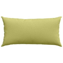 Coussins de canapé 2 pcs Vert clair 80 x 40 cm tissu 550137550137