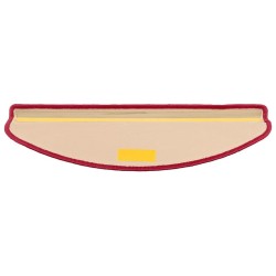 Tapis d'escalier autoadhésifs 10 pcs 65x21x4 cm Rouge 550140550140