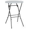 Table de bar pliante Blanc 80 x 110 cm PEHD 550143550143