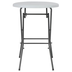 Table de bar pliante Blanc 80 x 110 cm PEHD 550143550143
