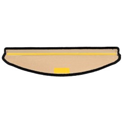 Tapis d'escalier autoadhésifs 10 pcs 65x21x4 cm Noir et gris 550145550145