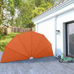 Auvent latéral pliable de terrasse Terre cuite 200 cm  550160550160