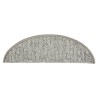 Tapis de marches d'escalier 15 pcs Gris clair 56x17x3 cm 550176550176