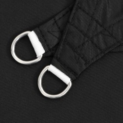Voile de parasol tissu oxford triangulaire 3,6x3,6x3,6 m noir 550177550177