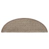 Tapis de marches d'escalier 15 pcs Marron 65x21x4 cm 550182550182