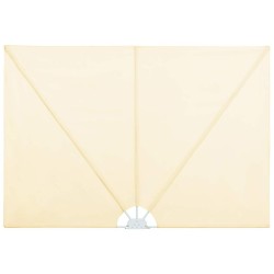 Auvent latéral pliable de terrasse Crème 300 x 150 cm 550205550205