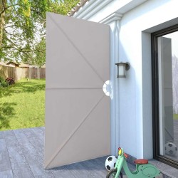 Auvent latéral pliable de terrasse Crème 300 x 150 cm 550205550205