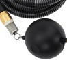 Tuyau d'aspiration avec raccords en laiton noir 1,1" 4 m PVC 550210550210