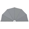 Auvent latéral pliable de terrasse Gris 200 cm  550227550227