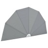 Auvent latéral pliable de terrasse Gris 200 cm  550227550227