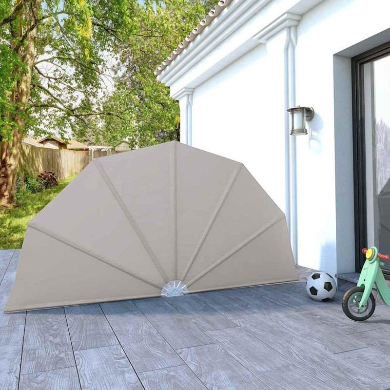 Auvent latéral pliable de terrasse Crème 160 cm  550228550228