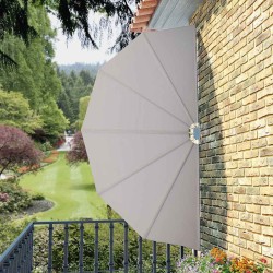 Auvent latéral pliable de terrasse Crème 160 cm  550228550228