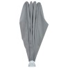 Auvent latéral pliable de terrasse Gris 160 cm 550229550229
