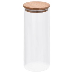 Pot en Verre 10 pcs Transparent 8,5 x 8,5 x 21,5 cm Verre 550246550246